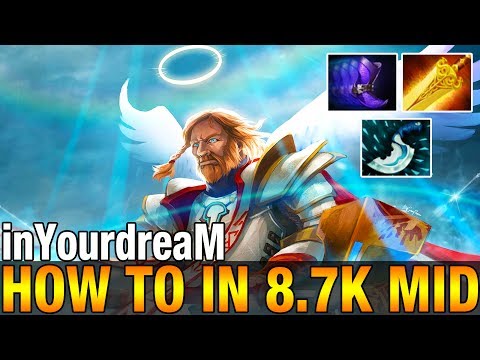 HOW TO WIN 8.7K MID - inYourdreaM Plays OmniKnight Mid with Radiance and Phase Boots - Dota 2