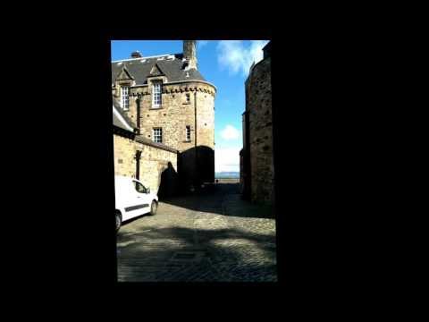 Gazing out onto sea in Edinburgh Castle (Scotland) 2013.08.11