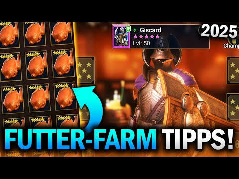 HOW TO FARM FOOD! Fast Level 60 & Endless Chickens – Raid Shadow Legends Tips