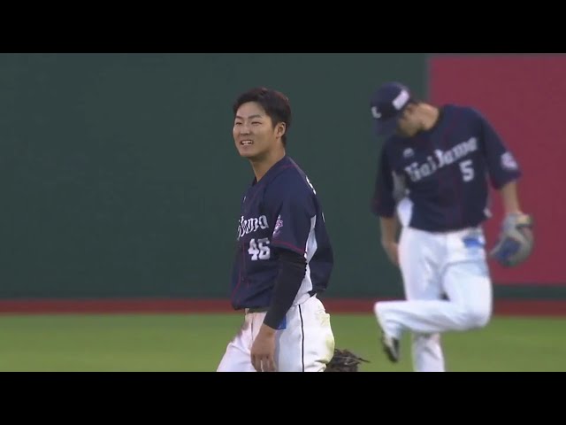 【1回裏】今日は守備で魅せる!! ライオンズ・鈴木の見事なスライディングキャッチ‼ 2020/7/15 E-L