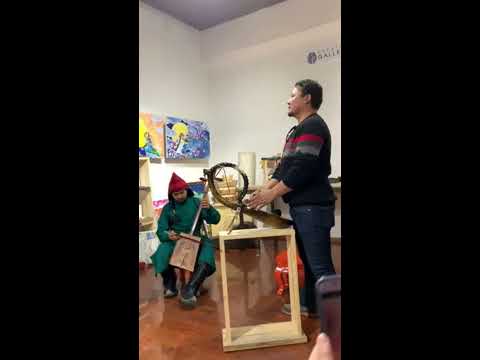 The Altai harp -  re-restored bow harp / The original finds belong to the 7th century in W.Mongolia