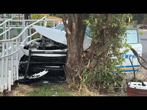 OFFICER INVOLVED CRASH | Pope Street