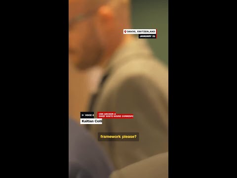 Trump tells CNN that 'everybody's very happy with' Greenland framework deal