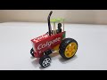 How To Make Tractor With Colgate Box Electric Tractor DIY Amazing Electric Dc Motor Tractor Toy