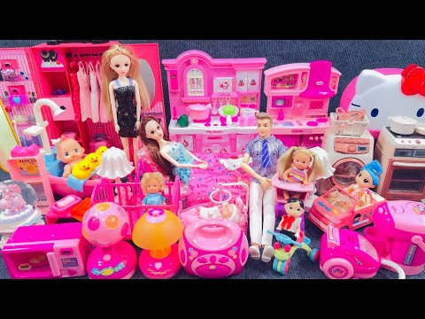 Who can resist! 16 Minutes AS MR Immersive Review of Barbie Princess Bed Bedroom Toy