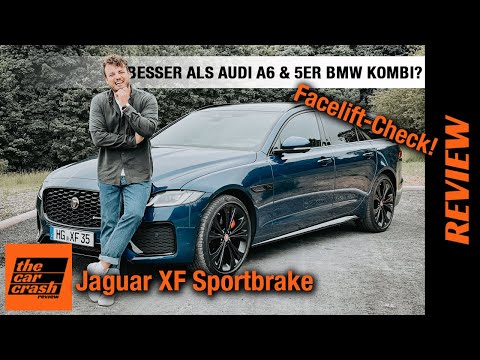 Jaguar XF Sportbrake Facelift (2022) Besser als Audi A6 & 5er BMW Kombi? Fahrbericht | Review | Test