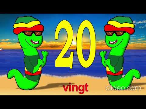 Les chiffres et les nombres de 1 à 50   alain le lait French numbers song