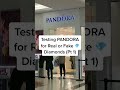 Testing Pandora for REAL or FAKE Diamonds‼️ 😱