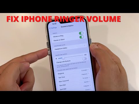 iPhone 13 Ringer Volume Goes Down Itself | Fix iPhone ringer volume