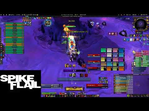 Spike Flail vs. Mythic N'zoth - Destro Lock and RL PoV