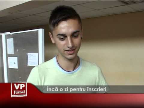 Încă o zi pentru înscrieri