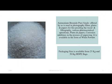 Ammonium Bromide Pure Grade