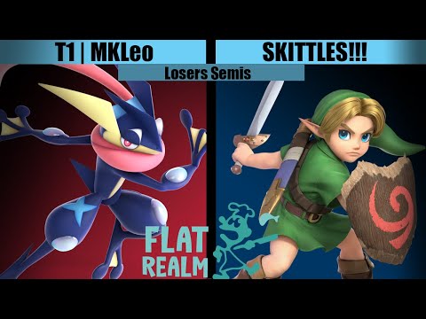 Flat Realm #6 - T1 | MKLeo (Greninja) vs SKITTLES!!! (Young Link) Losers Semis