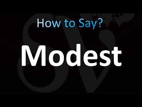 How to Pronounce Modest (CORRECTLY!)