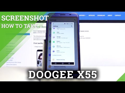 How to Catch Screen in DOOGEE X55 – Screenshot