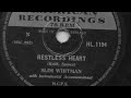 Slim Whitman - Restless Heart (78 rpm record) 1953