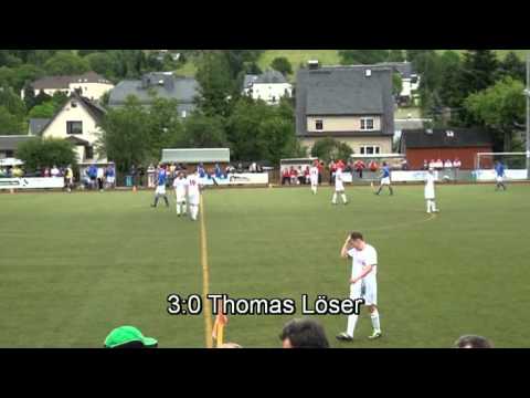 Bezirksliga West Sachsen SV Blau-Weiß Crottendorf - FC 1910 Lößnitz 5:0 24.06.2012.mpg
