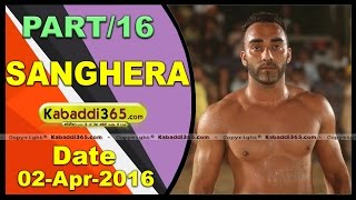 (13) Sanghera (Barnala) Kabaddi Tournament 2 April 2016