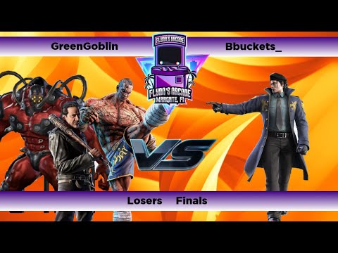 Flynn's Arcade 050 Losers Finals GreenGoblin (Gigas Fahkumram Negan) Vs Bbuckets_ (Dragunov)Tekken 7