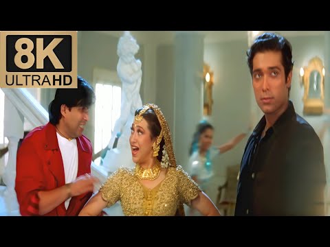 8K Remastered—Nazare Ladgaiya - Bal Bramhachari -Jhankar -Karishma Kapoor, Puru Rajkumar 8K 60fps