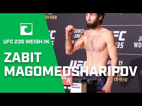 Zabit Magomedsharipov Full UFC 235 Early Weigh In Video