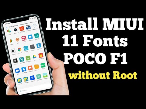 Install MIUI 11 Fonts in Poco F1, Get MIUI 11 Fonts in any MIUI Device, #MIUI11Updates