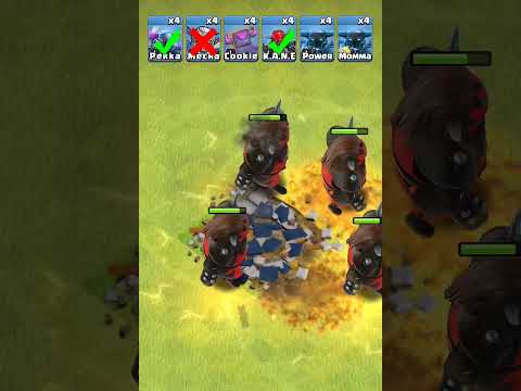 Pekka Family vs Town Hall 17! Clash of Clans