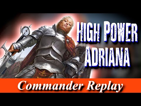 High Power Adriana vs Zabaz, Hogaak, Anafenza | EDH Gameplay