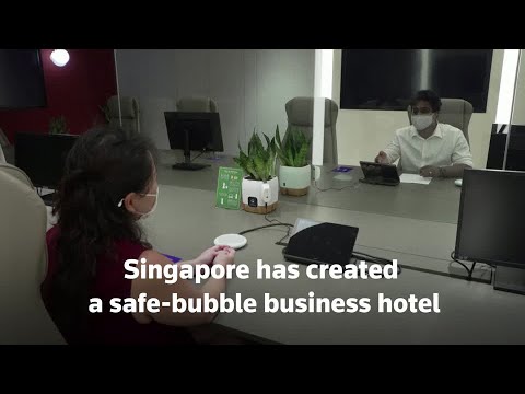 新加坡為商旅人士帶來的安全保麗龍。 (Singapore's safe bubble for business travelers)