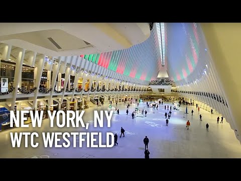 Westfield World Trade Center Tour - Oculus Mall in NY, USA