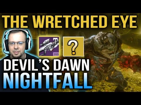 Destiny Rise of Iron The Wretched Eye Nightfall Rewards & Devil's Dawn Sniper Strike Loot