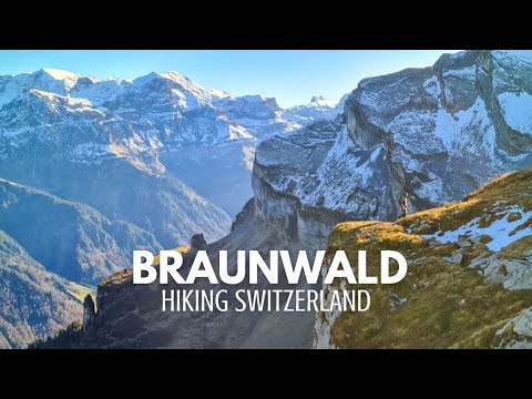 Epic hike along cliffs in eastern Switzerland