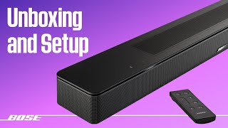 Video thumbnail for Bose Smart Soundbar – Unboxing and Setup by Bose Product Support