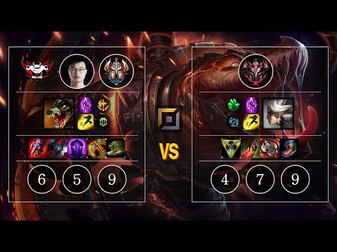 JDG 705 Renekton vs Camille Top - KR Challenger Patch 10.11