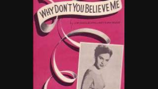 Joni James - Why Don't You Believe Me (1952)