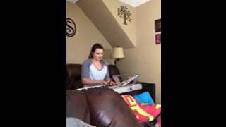 My perfect Morgan singing piece by piece and playing the piano.