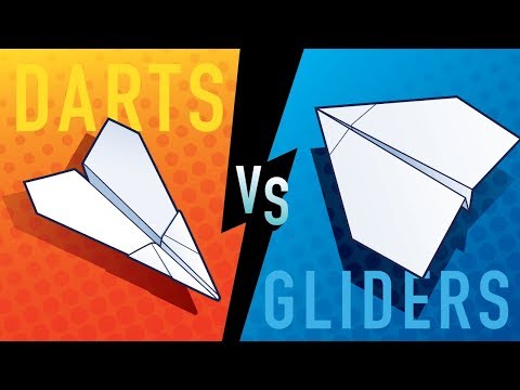 Darts vs Gliders — Paper Airplane Battle