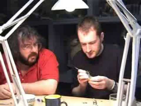 Perry Twins teaching Peter Jackson to sculpt