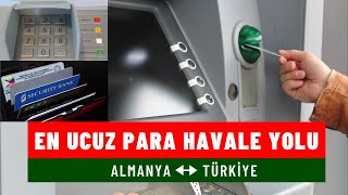 Almanya Türkiye arası para transferi : Denklik ücretimi nasıl havale e