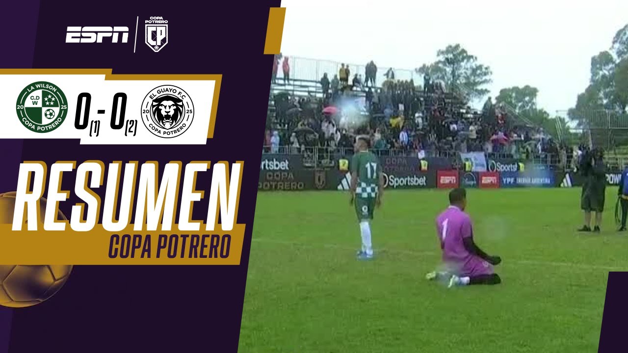 EL GUAYO FUE MÁS EFICAZ EN LOS PENALES Y SE METIÓ EN CUARTOS | RESUMEN | COPA POTRERO 2025