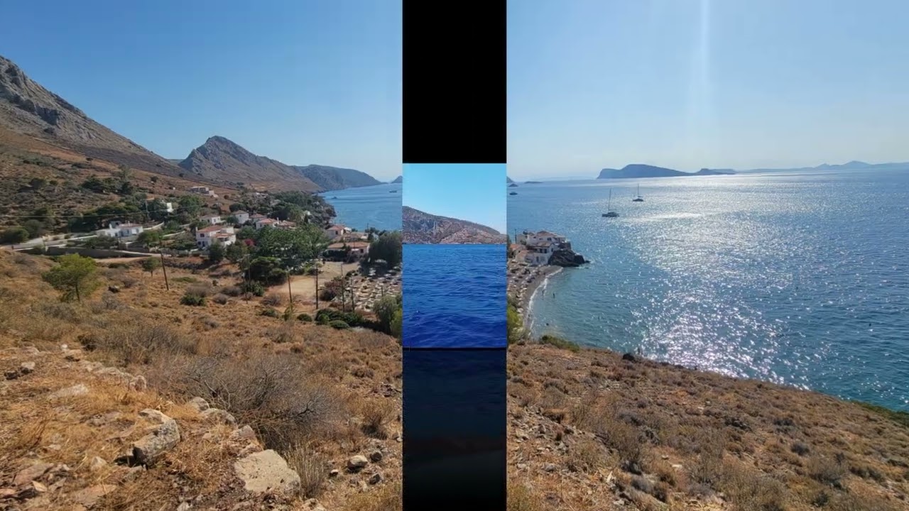 Sailing Hydra and Spetses Saronic Islands Greece.