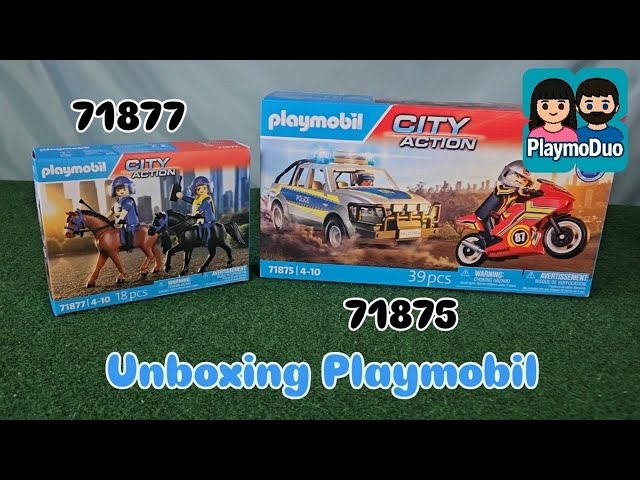 Vídeo relacionado con PLAYMOBIL | Action Heroes | Persecución con camioneta policial | Juguete policial con Luces y Sonidos | Juguete de Aventuras Lleno de acción | para Mayores de 4 años | 71875