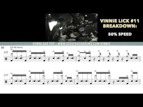 Vinnie Colaiuta LICK #11 - [ 24 Days Of Vinnie ]