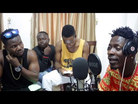 Shatta Wale & Macassio recording Session