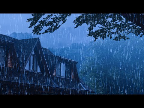 Rumore della Pioggia per Dormire Profondamente - Forte Pioggia e Tuoni sul Tetto Nella Foresta #4