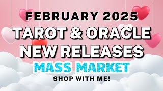 New Tarot & Oracle Decks February 2025: Mass Market Releases & Books | Shop with Me!