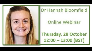 CLEARHEADS Data Showcase Webinar - Hannah Bloomfield