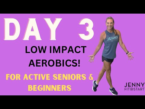 Day 3 - LOW IMPACT AEROBICS!  Old School Moves!
