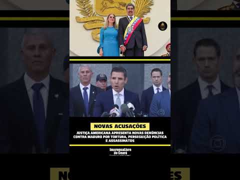 Justiça americana apresenta novas denúncias contra Maduro de tortura, perseguição política e crimes