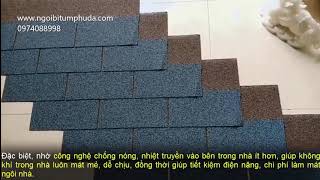 Ngói lợp Bitum phủ đá Nhà đẹp mang phong cách cổ điển